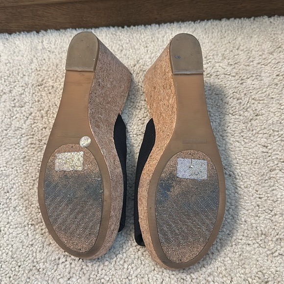 Lucky Brand Marilynn Wedges – Cork & Black – Size 9.5 - Picture 6 of 6